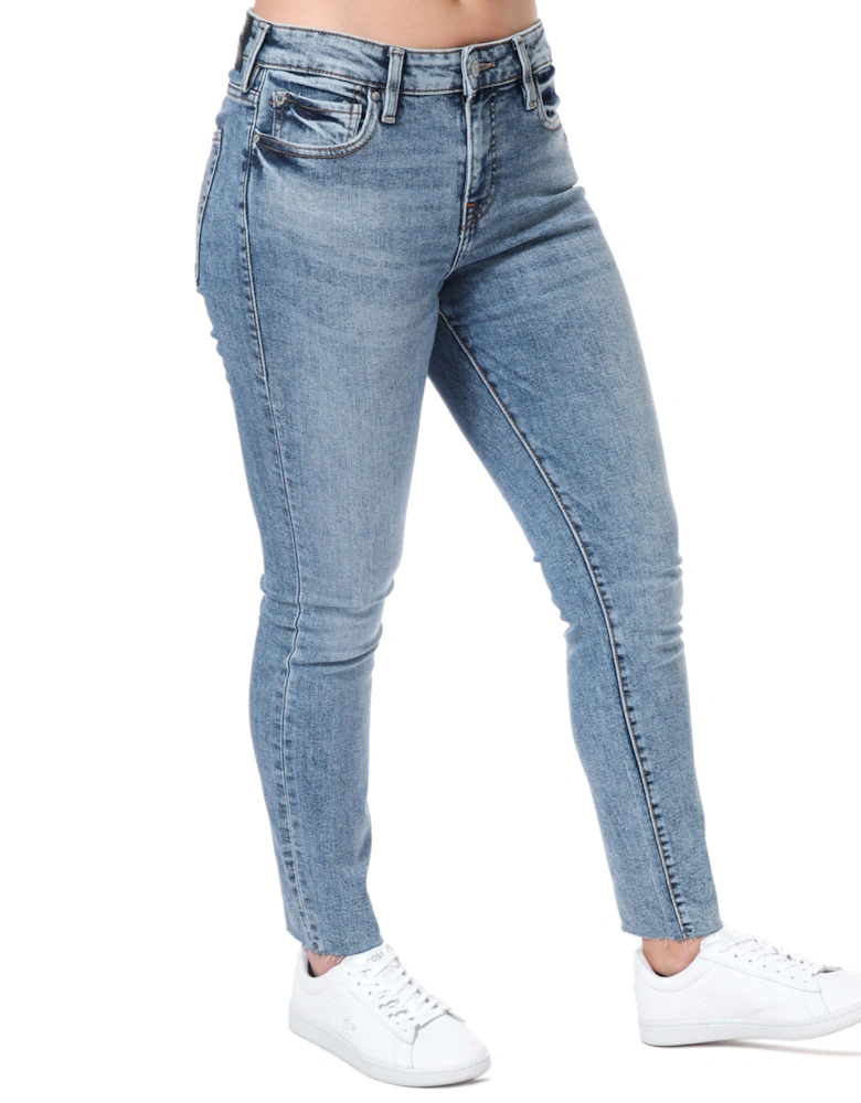 Womens Collette Slim Straight Leg Jeans