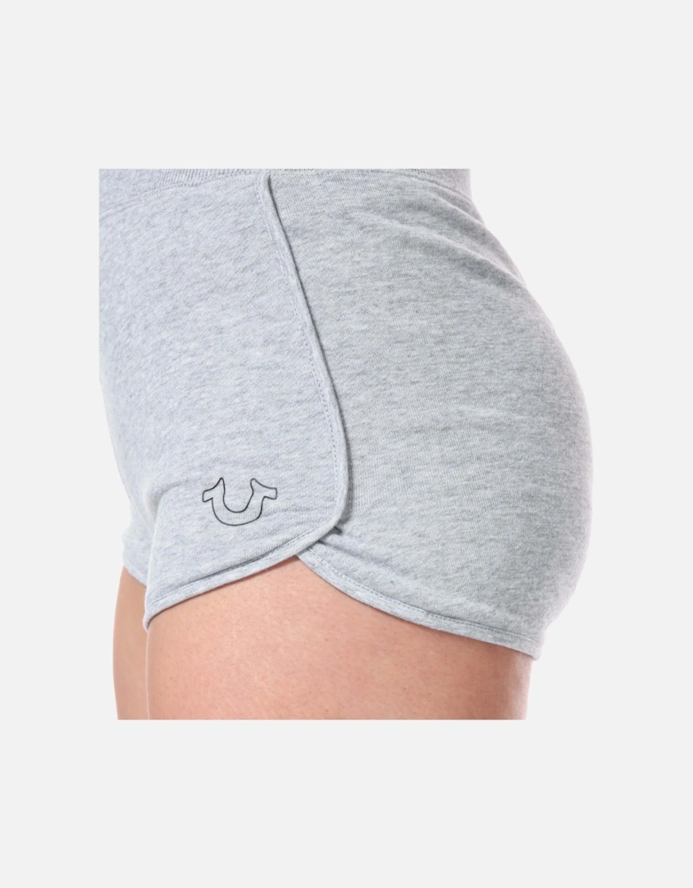 Womens Horseshoe Logo Track Shorts