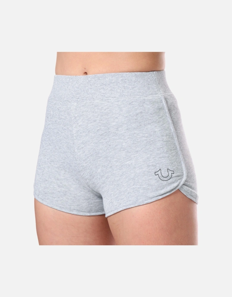 Womens Horseshoe Logo Track Shorts