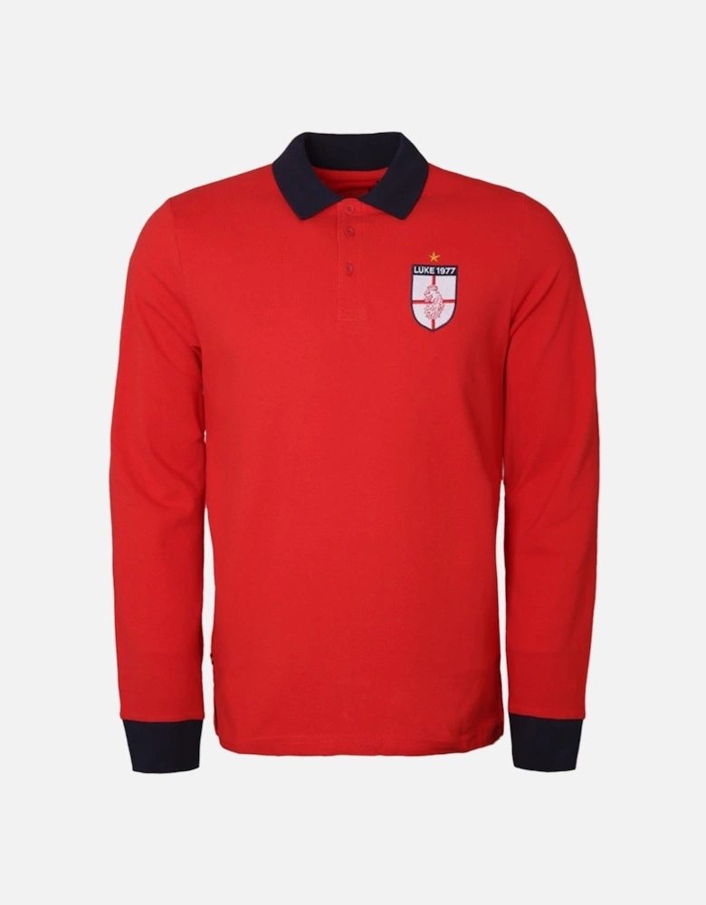 Mens Bobbys Dream Long Sleeve Polo Shirt