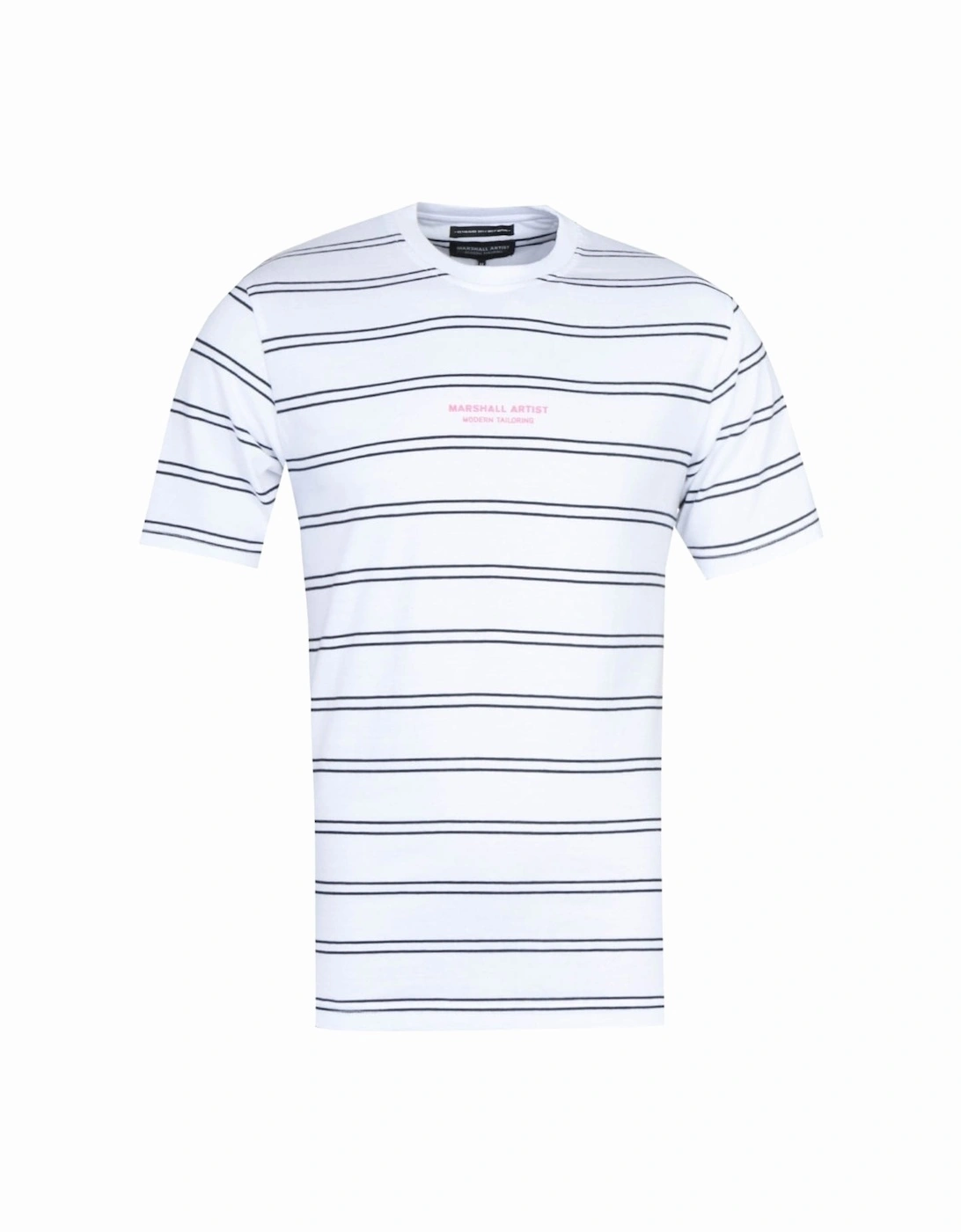 Mens Twin Stripe Nautics T-Shirt, 5 of 4