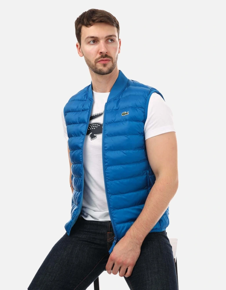 Mens Water-Repellent Puffer Vest