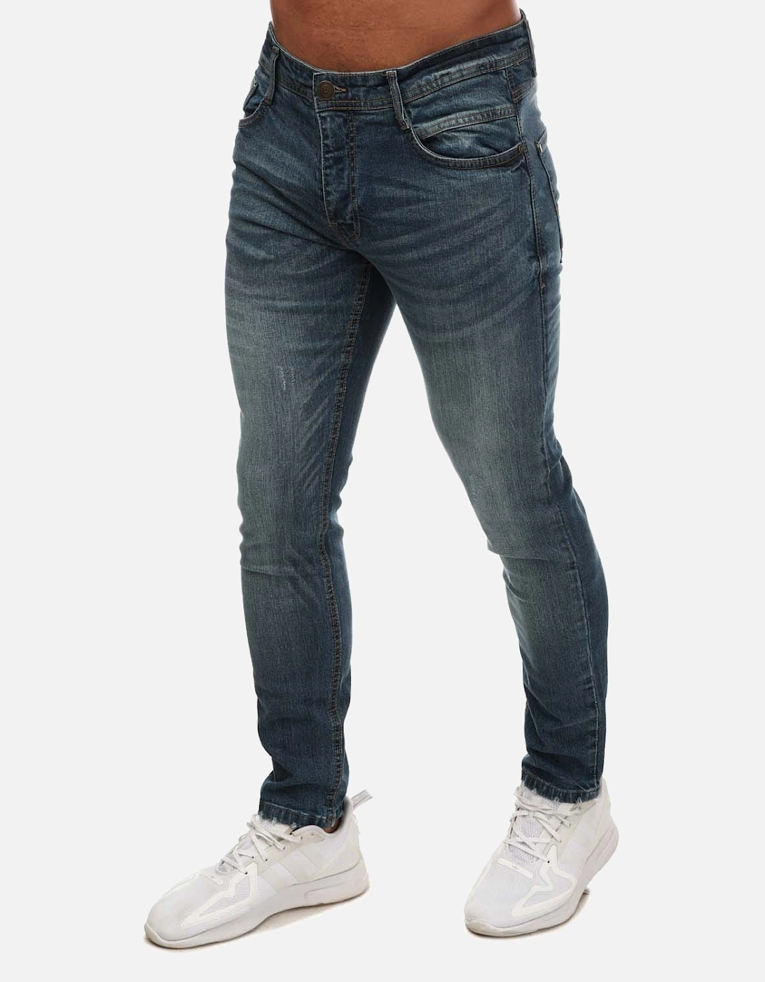 Mens Tranfold Slim Fit Jeans, 4 of 3