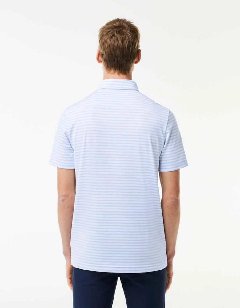 Ultra Dry Anti-UV Striped Golf Polo Shirt