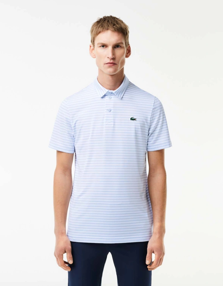 Ultra Dry Anti-UV Striped Golf Polo Shirt