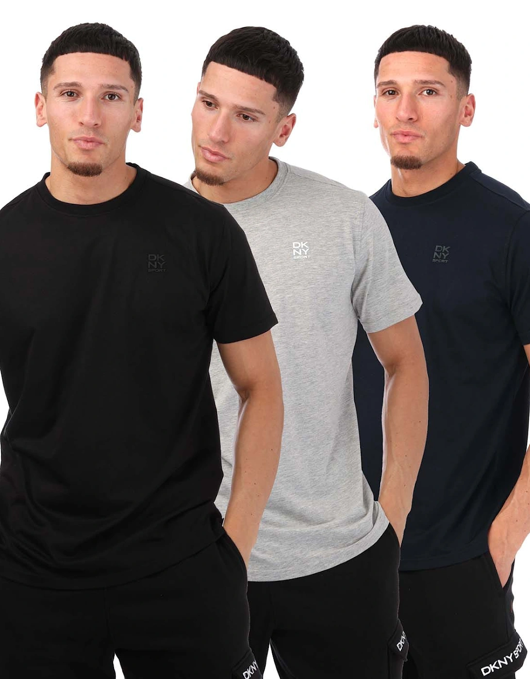 Mens 3 Pack Embroidered Logo T-Shirt, 11 of 10