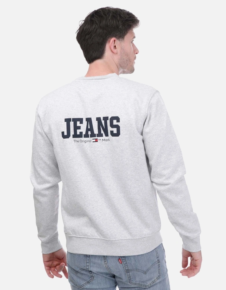 Mens Front Back Logo Sweatshirt