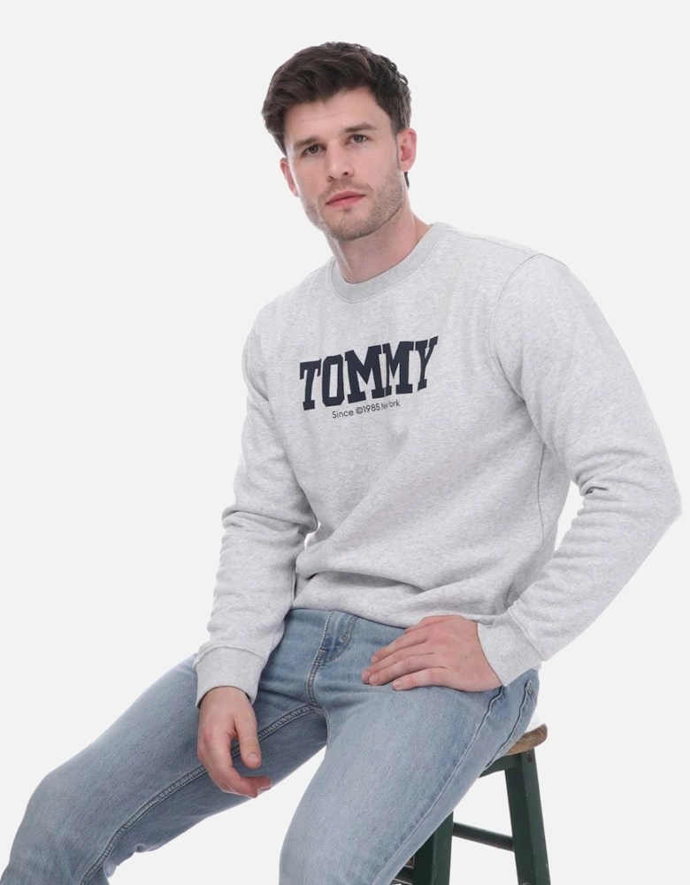 Mens Front Back Logo Sweatshirt