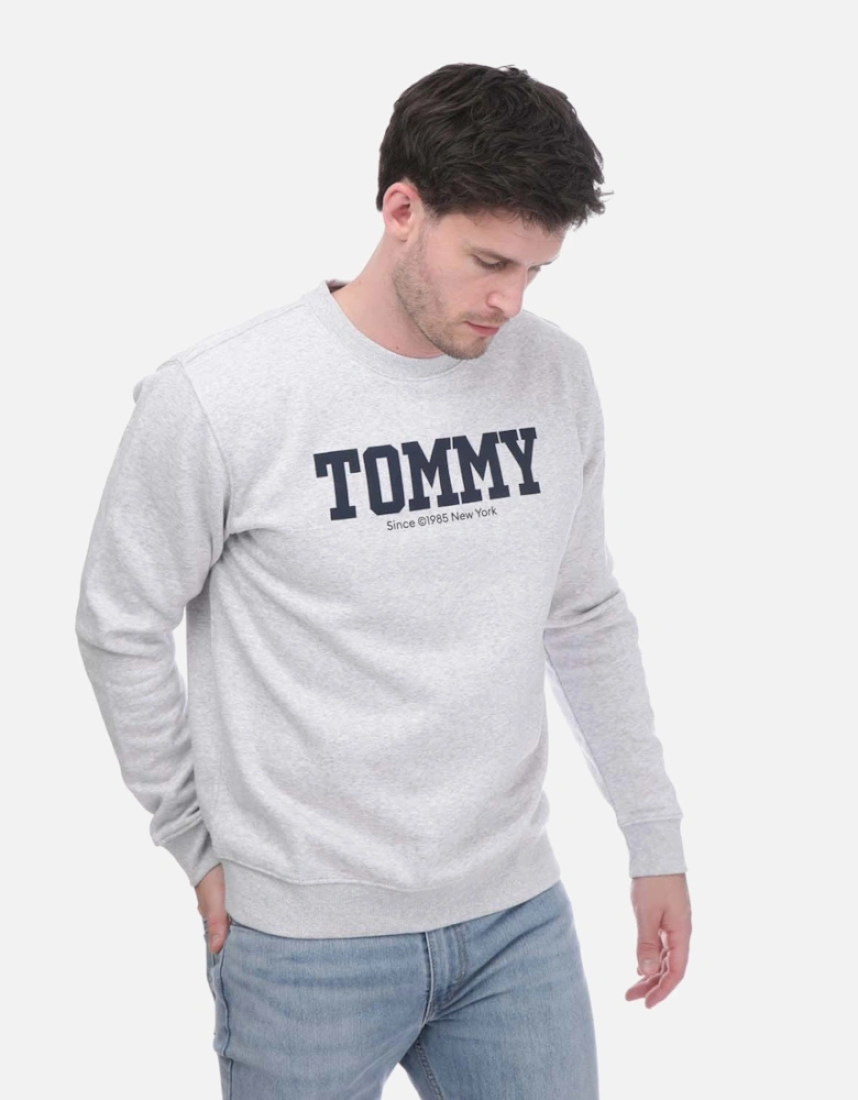 Mens Front Back Logo Sweatshirt