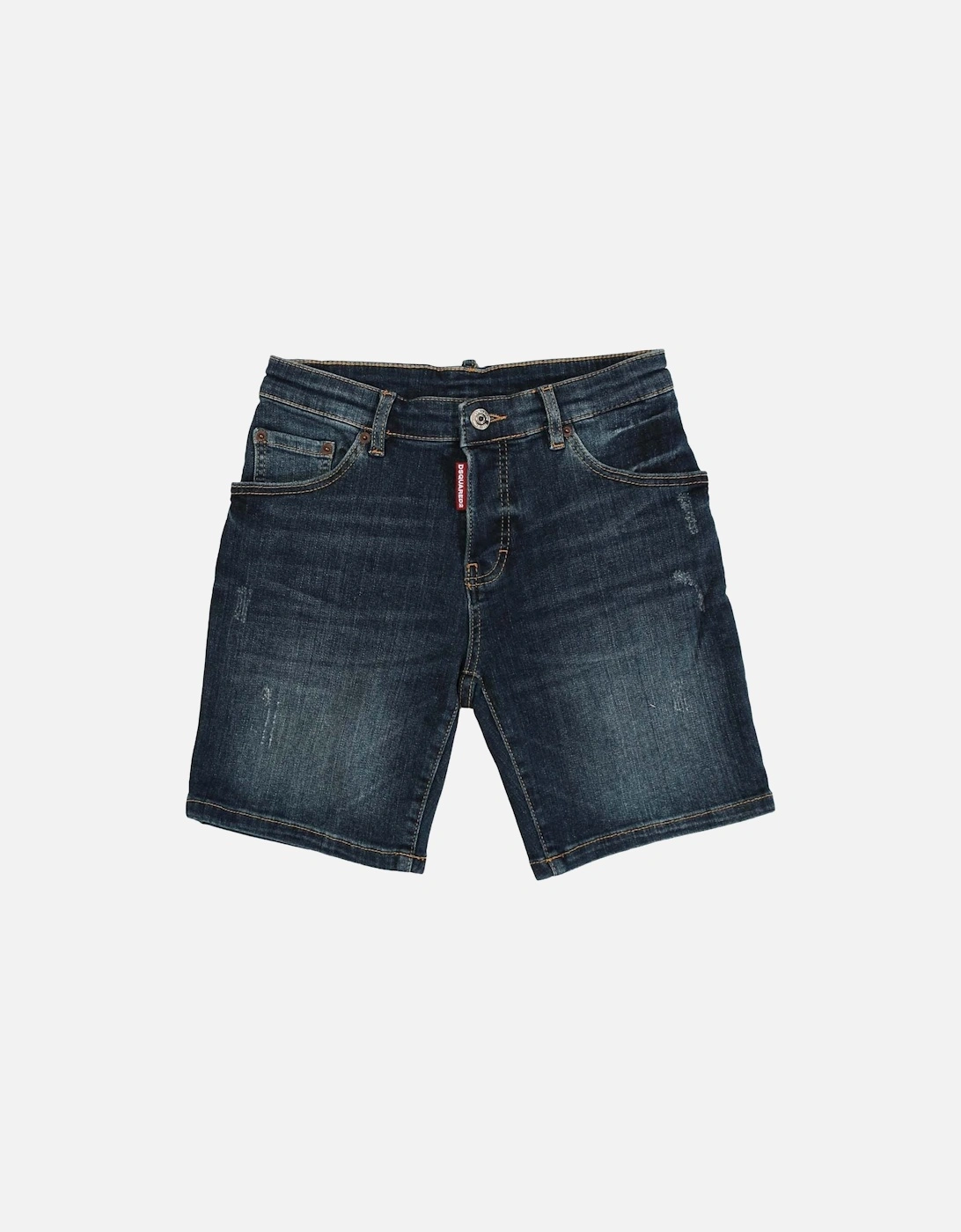 Boys Denim Commando Shorts, 3 of 2