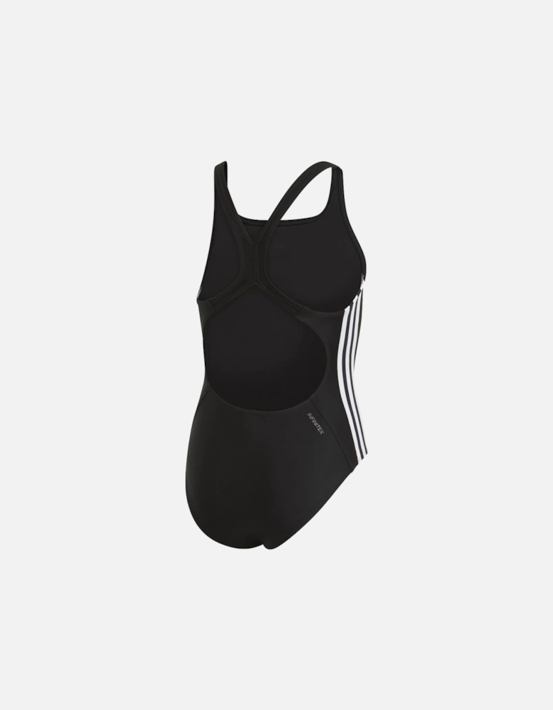 Girls Athly V 3-Stripes Swimsuit