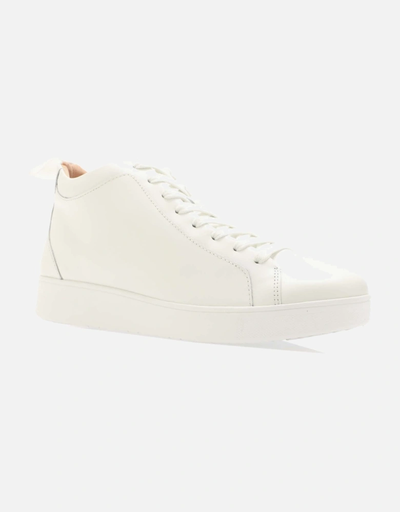 Womens Rally Leather High Top Trainers