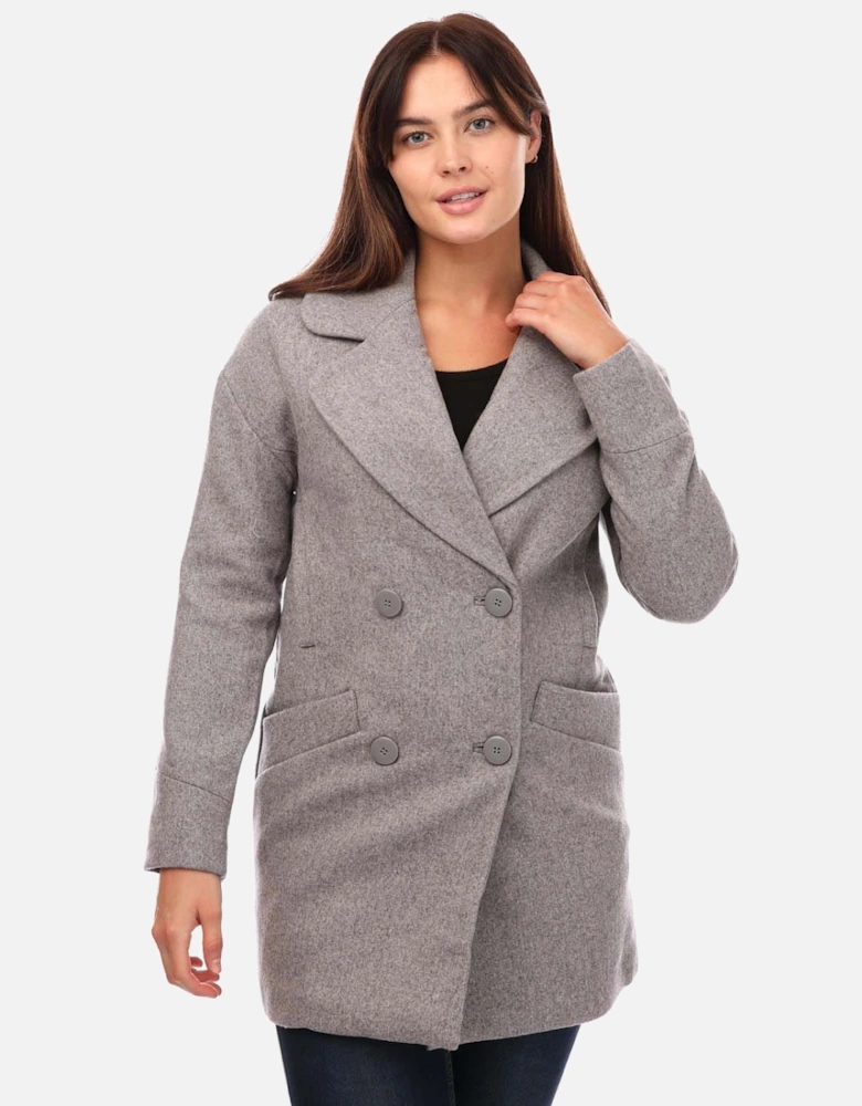 Womens Wool Reefer Jacket