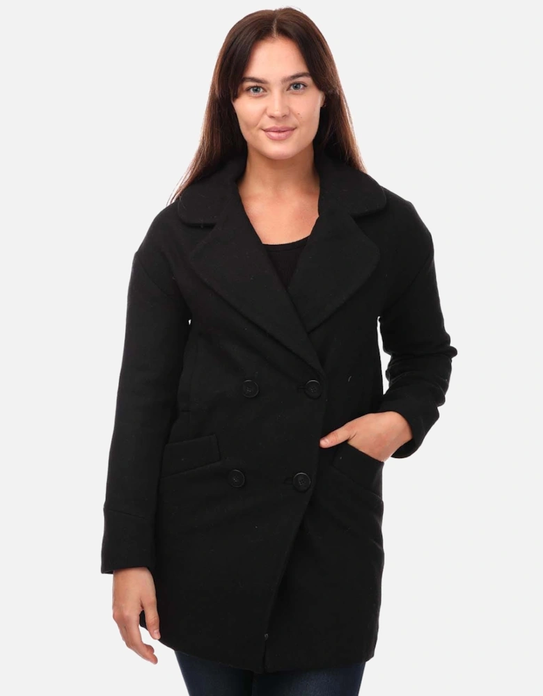 Womens Wool Reefer Jacket