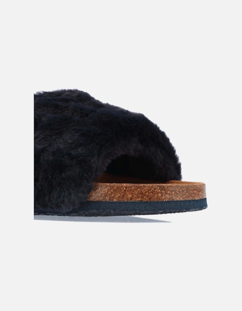 Womens Amabel Faux Fur Slippers