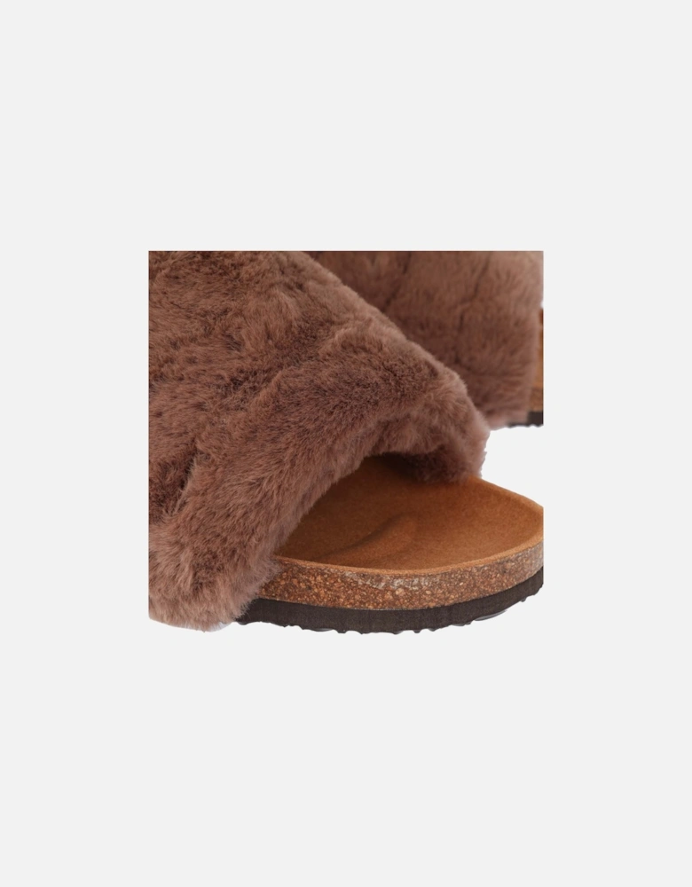 Womens Amabel Faux Fur Slippers