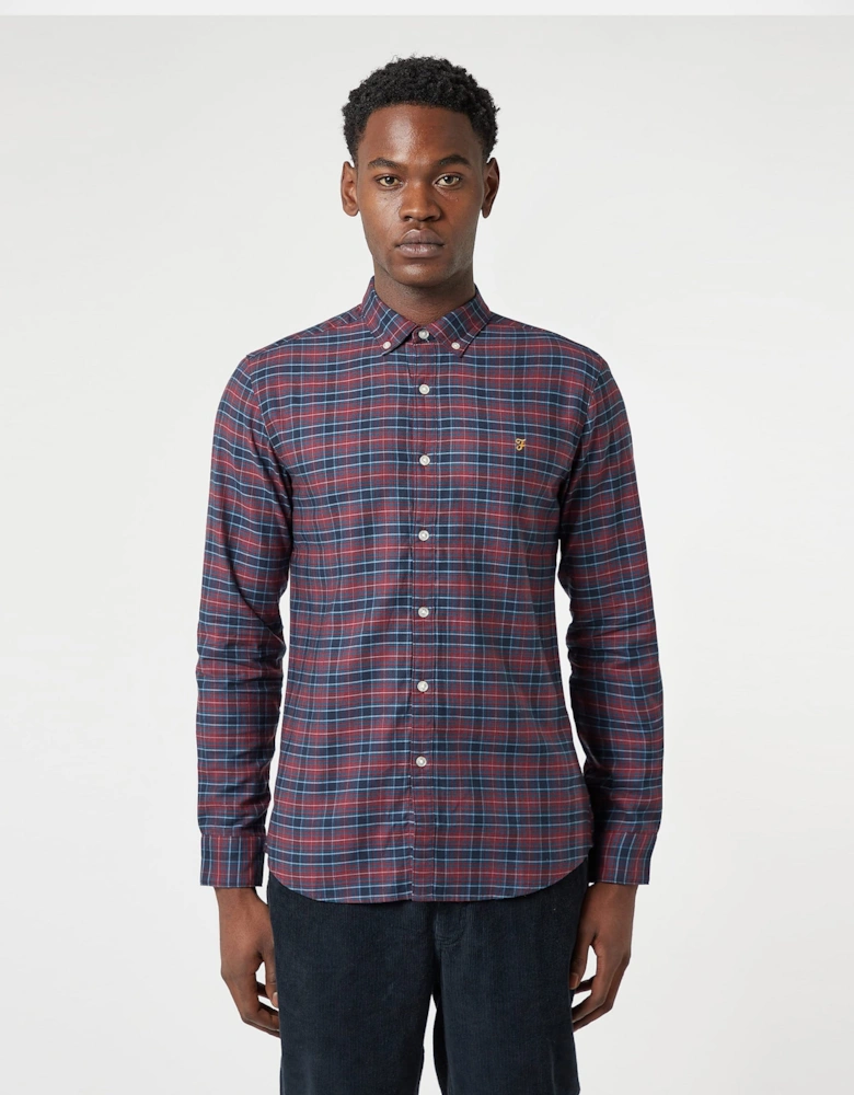 Mens Fraser Checked Long Sleeve Shirt