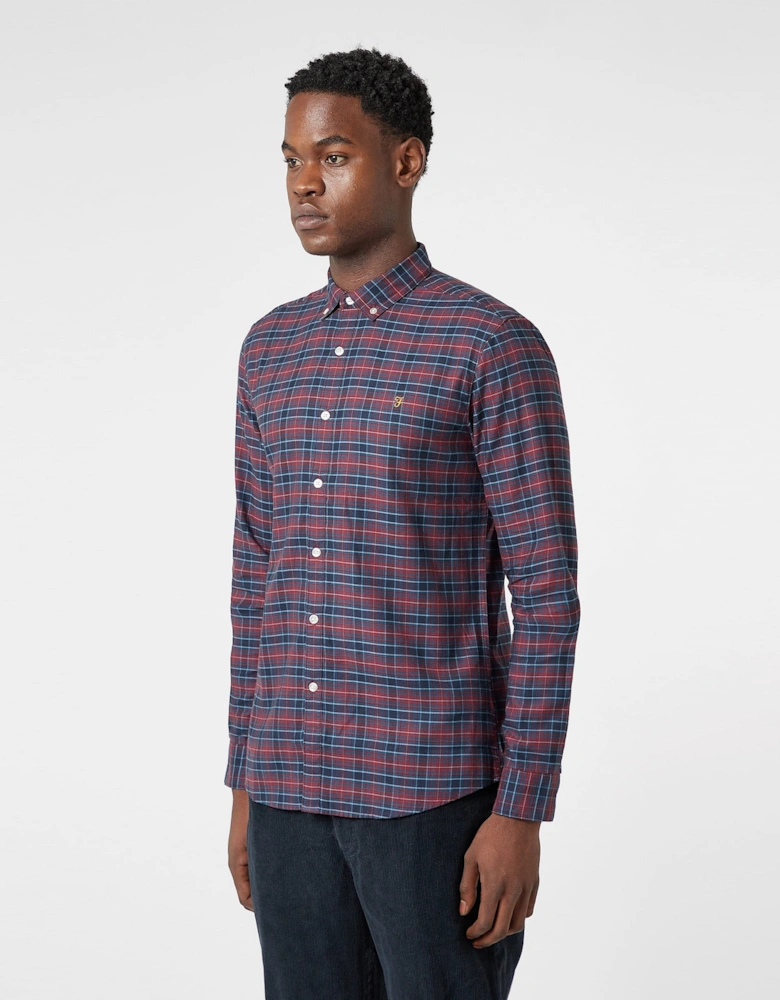 Mens Fraser Checked Long Sleeve Shirt