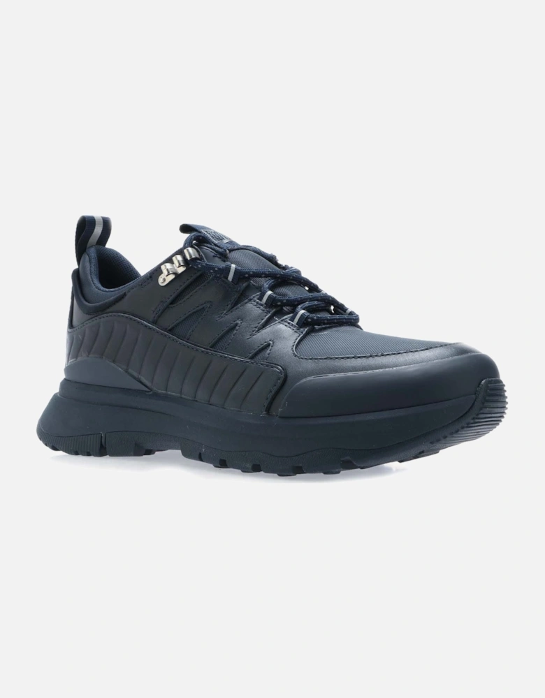 Womens Neo-D-Hyker Leather-Mix Trainers