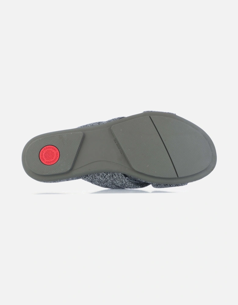 Womens Gracie e01 Merino Wool Cross Slide Sandals