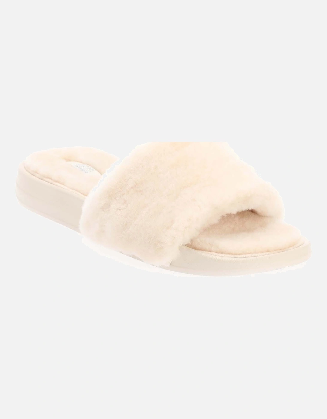 iQushion Shearling Slides