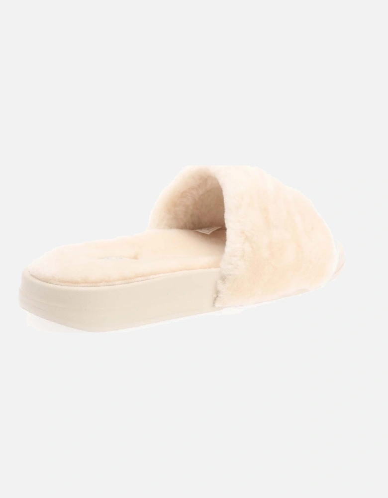 iQushion Shearling Slides