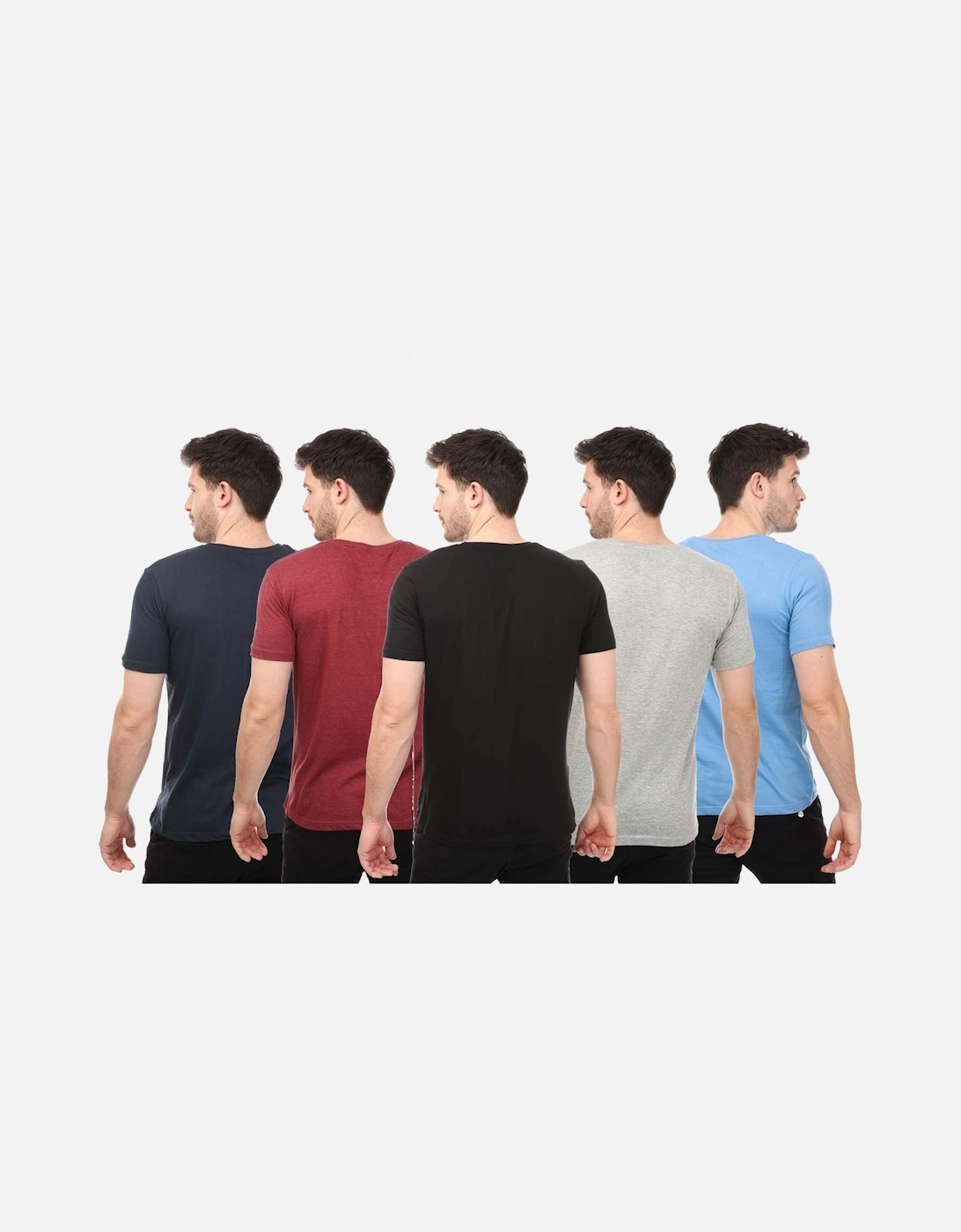 Mens Watten 5 Pack Lounge T-Shirts