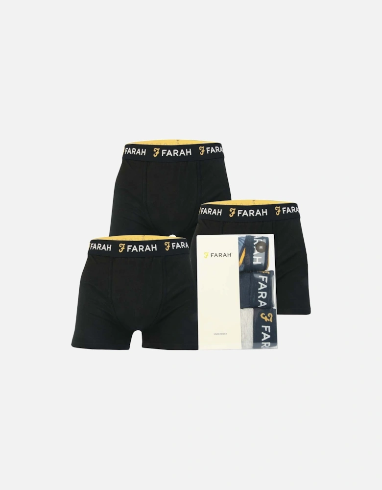 Mens Saginaw 3 Pack Boxer Shorts