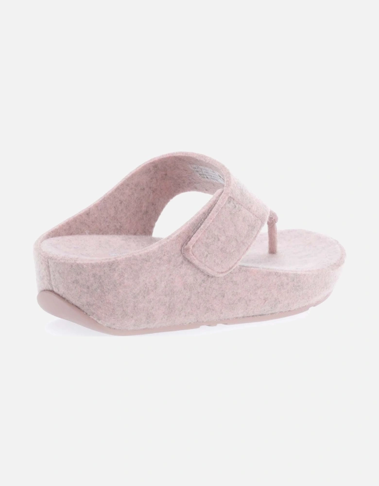 Womens Shuv e01 Adjustable Felt Toe-Post Sandals