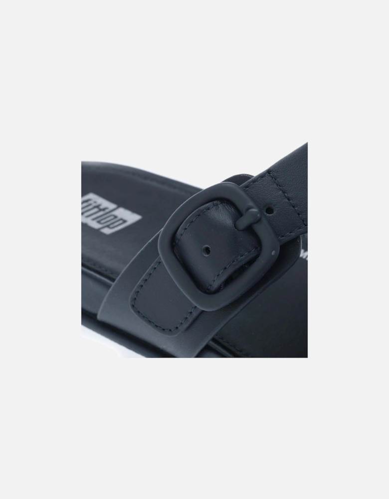 Womens Gracie Rubber-Buckle Toe-Post Sandals