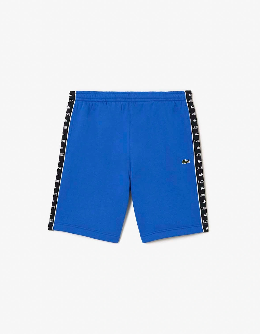 Logo Stripe Fleece Jogger Shorts