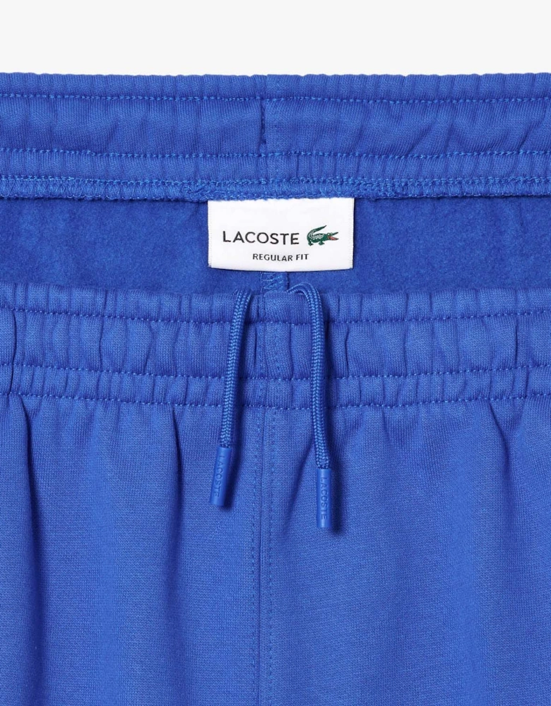 Logo Stripe Fleece Jogger Shorts