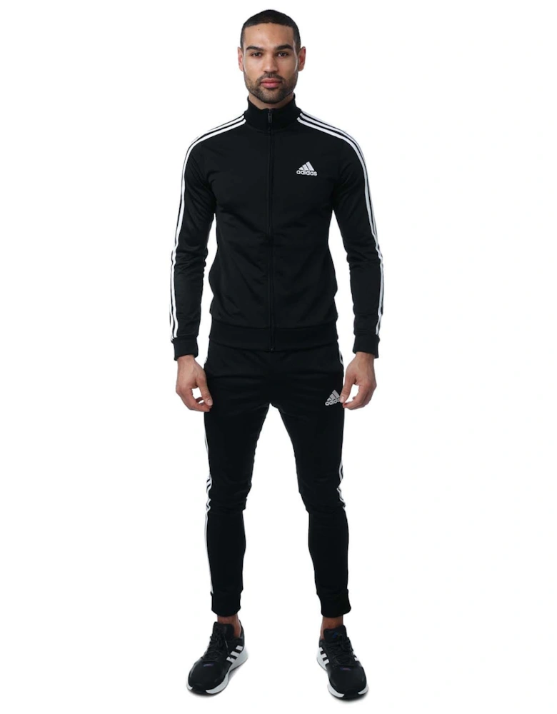 Mens Basic 3 Stripe Tricot Tracksuit