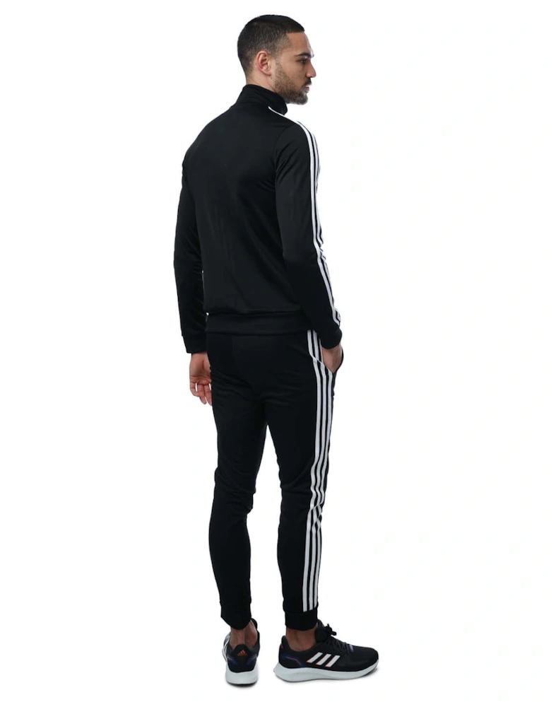 Mens Basic 3 Stripe Tricot Tracksuit