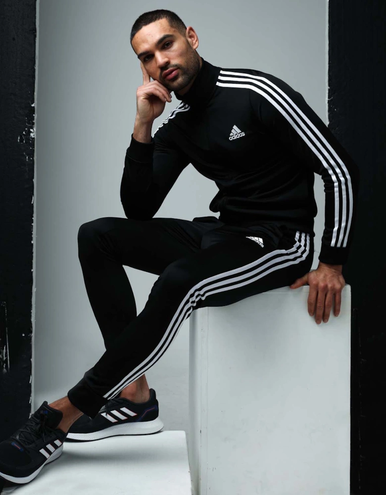 Mens Basic 3 Stripe Tricot Tracksuit