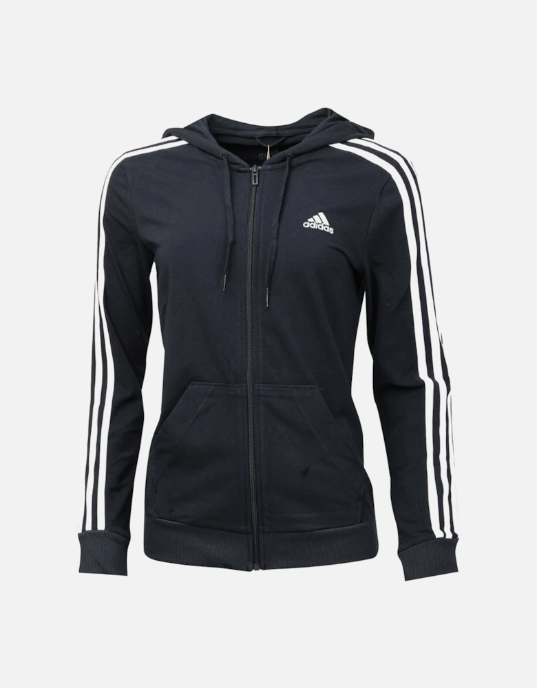 Womens Essentials 3-Stripes Zip Hoody