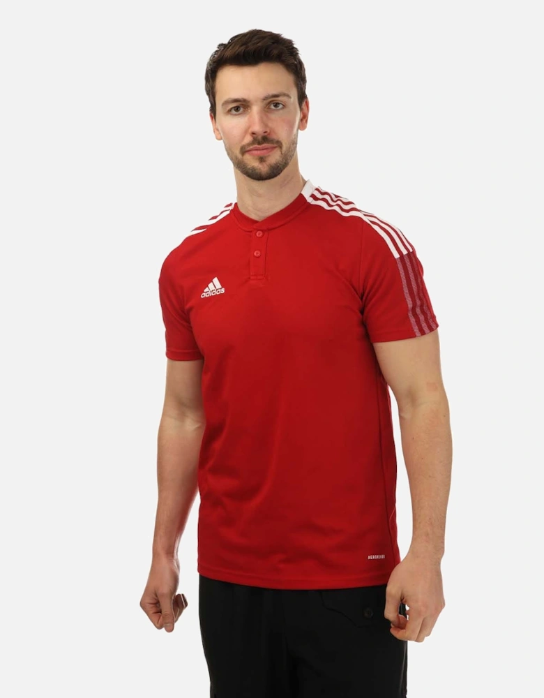 Mens Tiro 21 Short Sleeve Polo Shirt