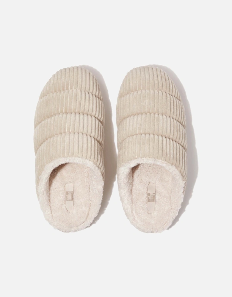 Womens Chrissie Fleece-Lined Corduroy Slippers