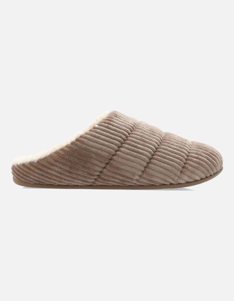 Womens Chrissie Fleece-Lined Corduroy Slippers