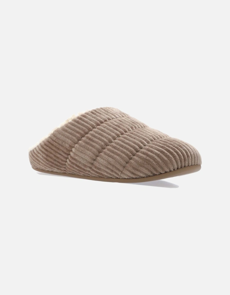 Womens Chrissie Fleece-Lined Corduroy Slippers