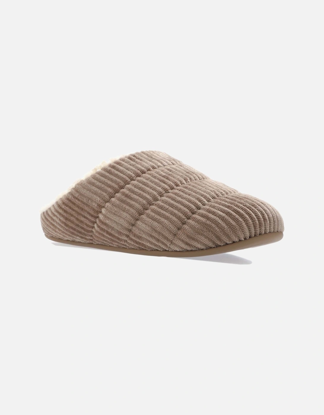 Womens Chrissie Fleece-Lined Corduroy Slippers