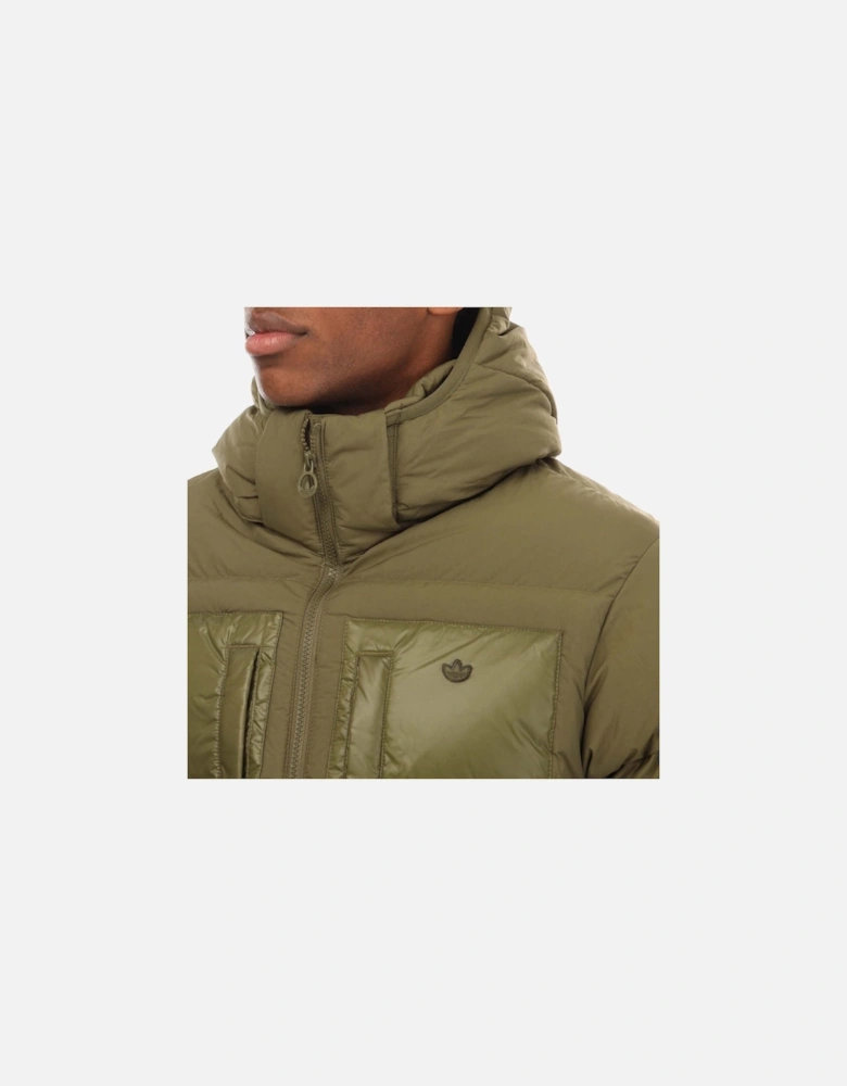 Mens Down Regen Hooded Puffer Jacket