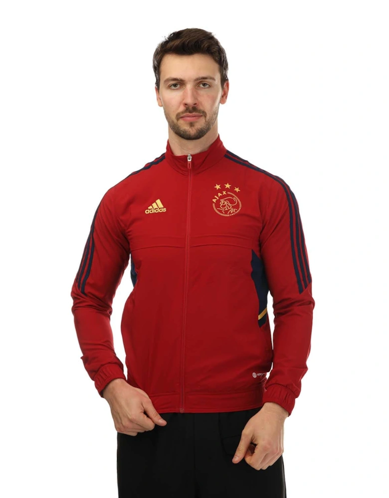 Mens Ajax Amsterdam 2022/23 Pre Match Jacket