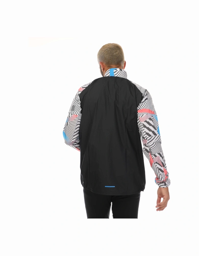 Mens Terrex Trail Running Printed Wind Jacket - Terrex Trail Running Printed Wind Jacket