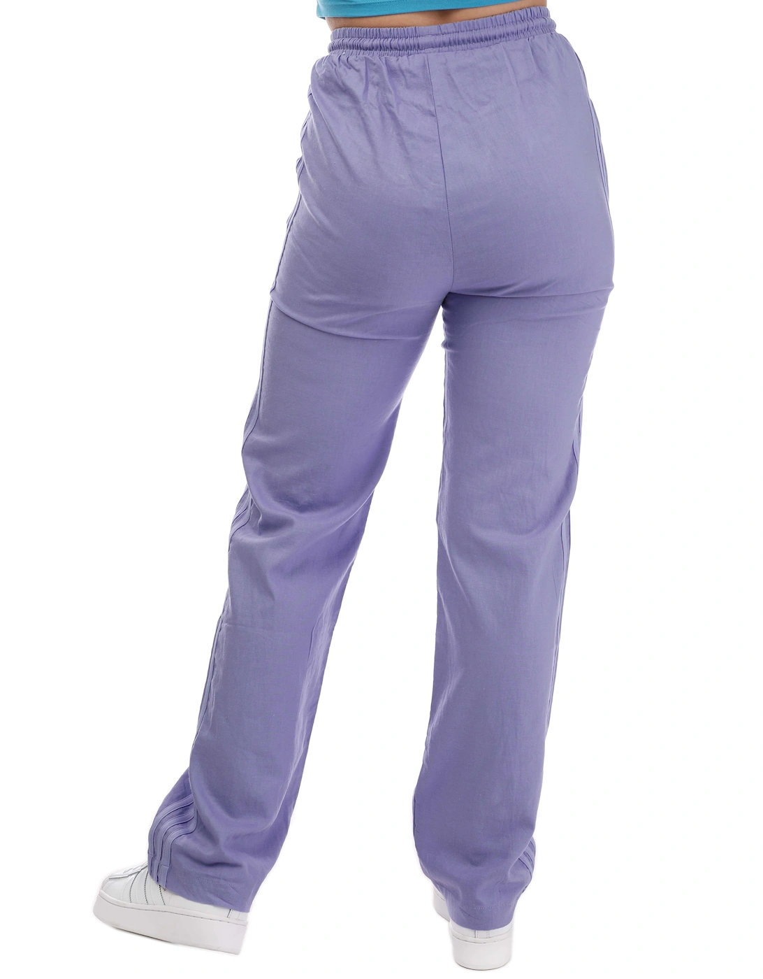 Womens Linen Tracksuit Pants