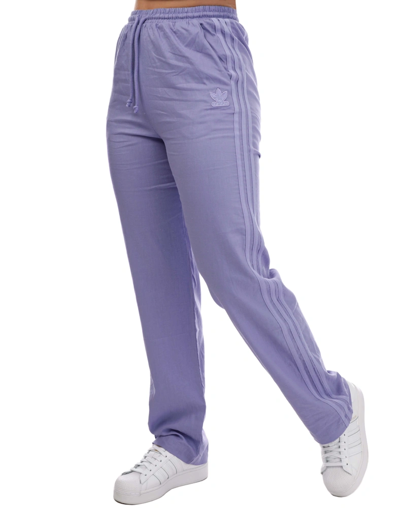 Womens Linen Tracksuit Pants