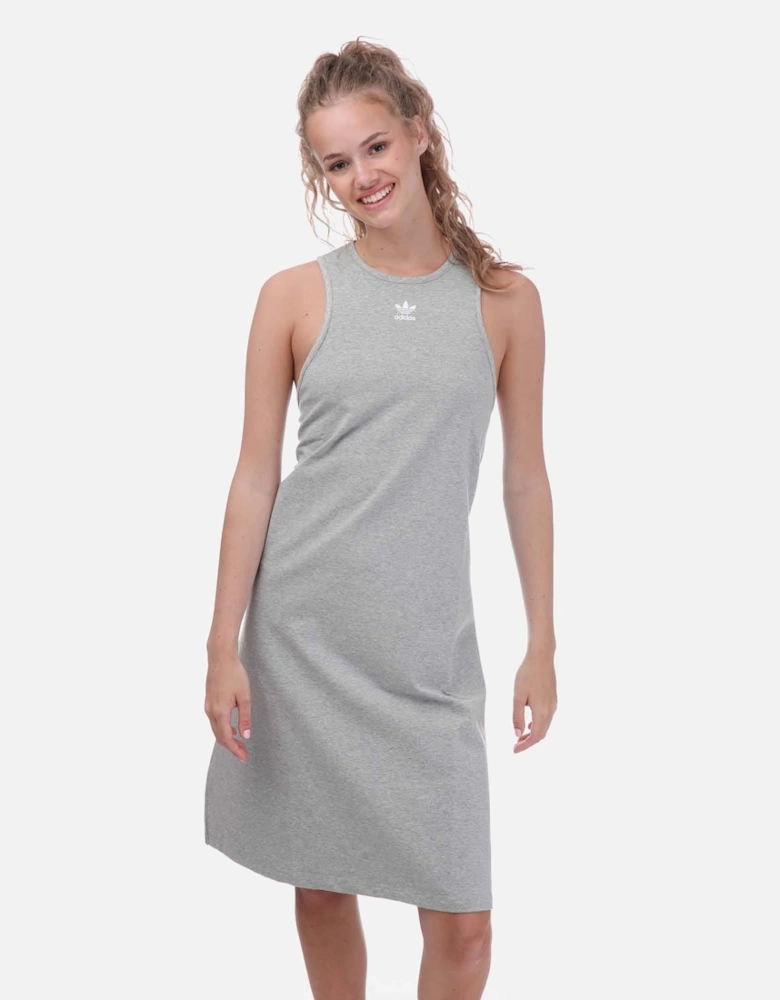 Adicolor Essential Rib Tank Dress (Plus Size)