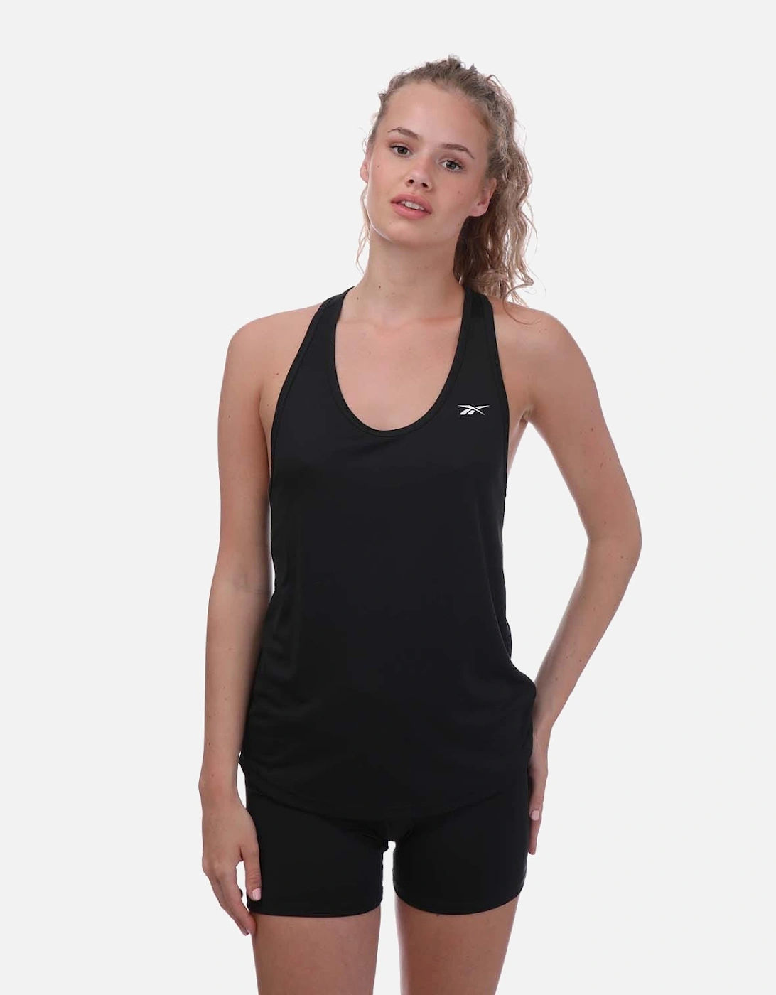 Reebok Women's Workout Ready Mesh Back Tank - Black - Size: 8/10