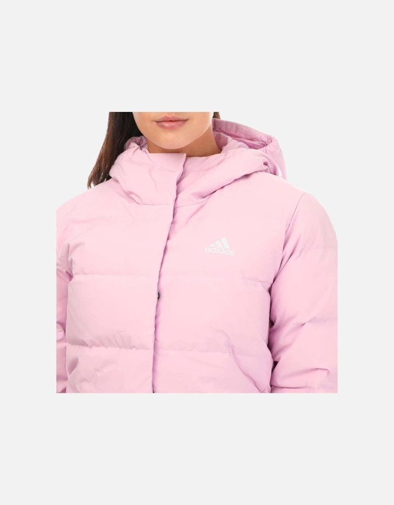 Womens Helionic Hooded Down Jacket