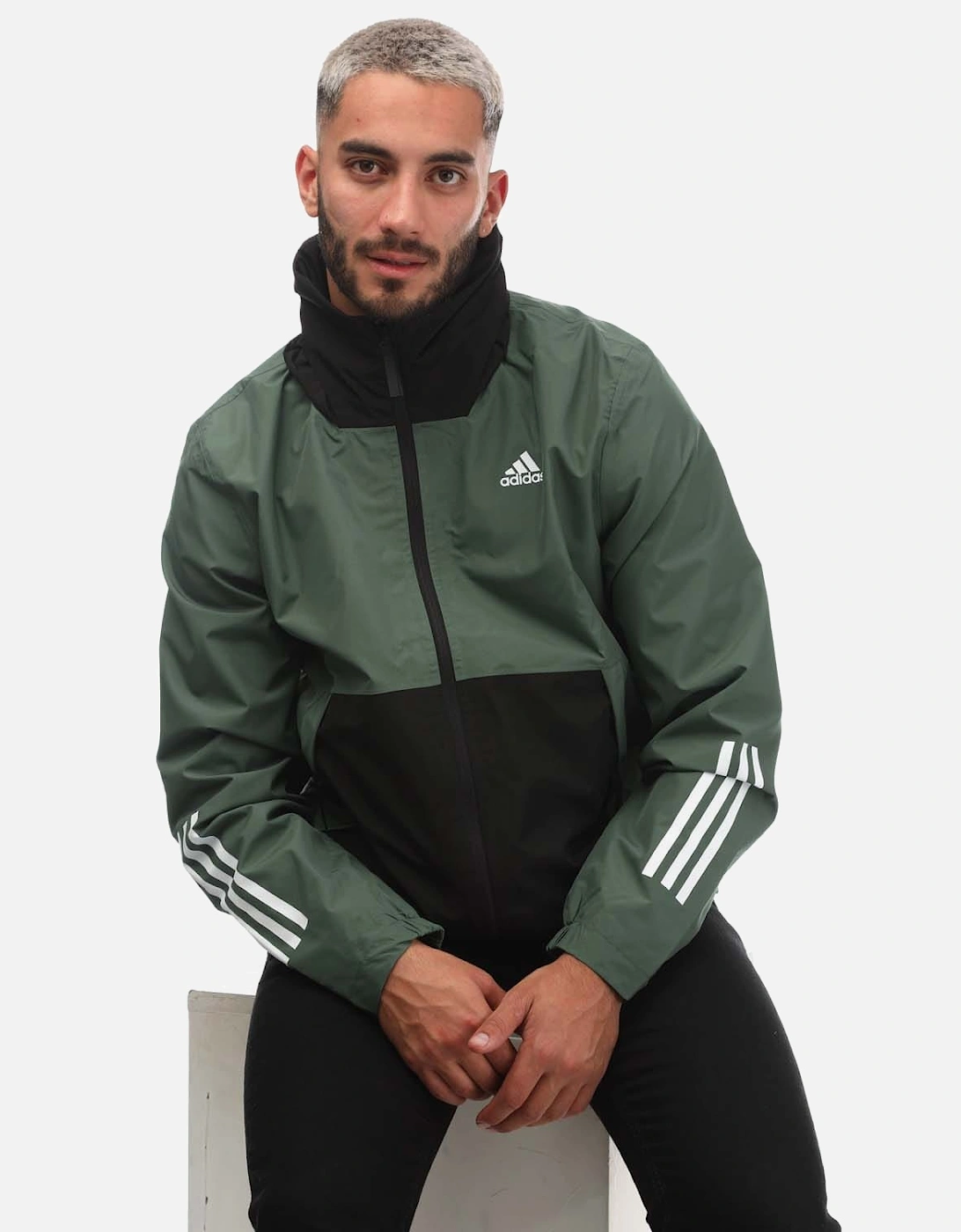 Mens 3 Stripes Rain RDY Jacket